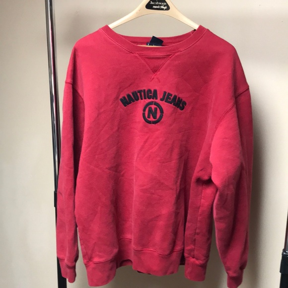 Nautica Jeans crew neck sweatshirt mens - Picture 1 of 4